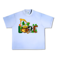 Grape Ice St. Patrick's Love and golds Urban Heavy Tee - OliviaCreatesArt