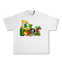 Lunar Rock St. Patrick's Love and golds Urban Heavy Tee - OliviaCreatesArt