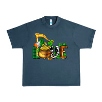 Midnight Navy St. Patrick's Love and golds Urban Heavy Tee - OliviaCreatesArt