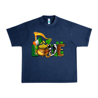 Navy St. Patrick's Love and golds Urban Heavy Tee - OliviaCreatesArt