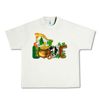 Pistachio St. Patrick's Love and golds Urban Heavy Tee - OliviaCreatesArt