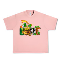Salmon St. Patrick's Love and golds Urban Heavy Tee - OliviaCreatesArt