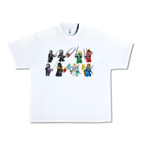 White ninjago Urban Heavy Tee - maiPhamDesign