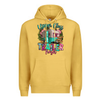 Antique Gold upper class trailer trash Premium Hoodie - RanaPortraitStore