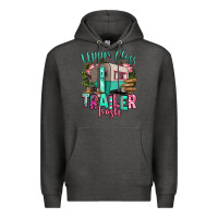 Charcoal Heather upper class trailer trash Premium Hoodie - RanaPortraitStore