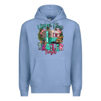 Colony Blue upper class trailer trash Premium Hoodie - RanaPortraitStore
