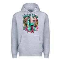 Heather Grey upper class trailer trash Premium Hoodie - RanaPortraitStore