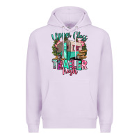 Lilac upper class trailer trash Premium Hoodie - RanaPortraitStore
