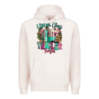 Pale Pink upper class trailer trash Premium Hoodie - RanaPortraitStore