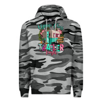 Slate Camo upper class trailer trash Premium Hoodie - RanaPortraitStore