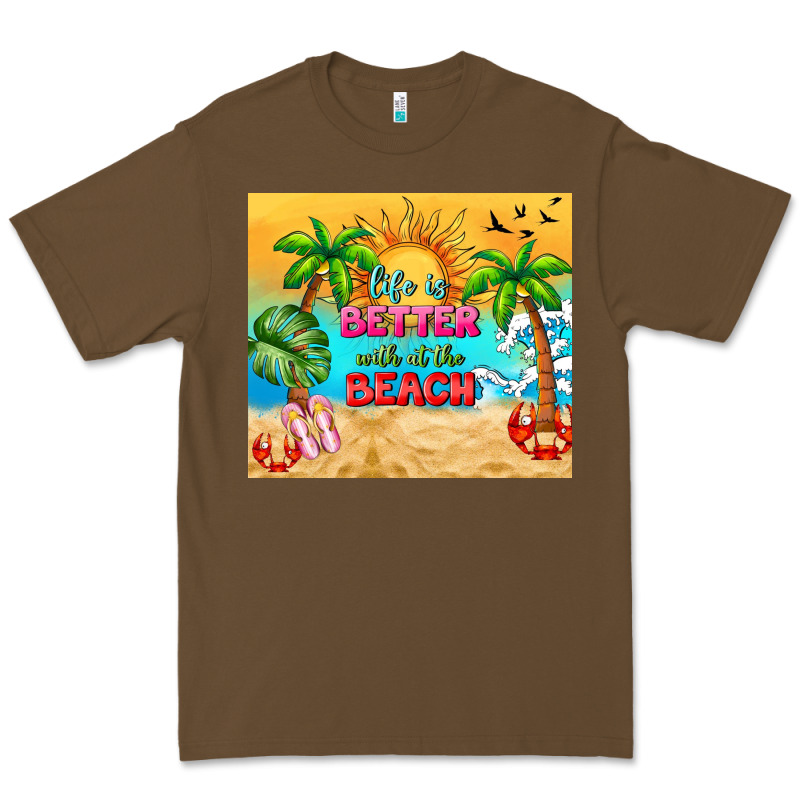 Life Is Better With At The Beach Premium Tee by TumblerDesignByShophia | Teevron