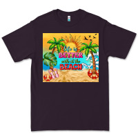 Plum life is better with at the beach Premium Tee - TumblerDesignByShophia