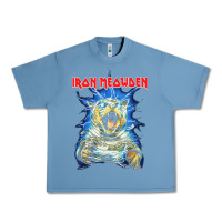 Pebble Blue iron meowden classic cute cat love animal outfits halloween Urban Heavy Tee - maiPhamDesign