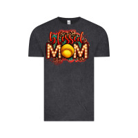Vintage Black blessed softball mom lightbulb letters Vintage Tee - OliviaCreatesArt