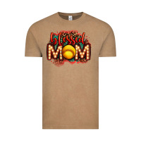 Vintage Coffee blessed softball mom lightbulb letters Vintage Tee - OliviaCreatesArt