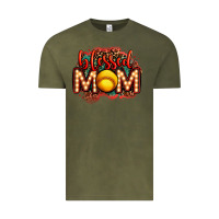 Vintage Olive blessed softball mom lightbulb letters Vintage Tee - OliviaCreatesArt