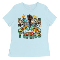 Baby Blue mom of twins boys mother's day Ladies Tee - CowGirlArtShop
