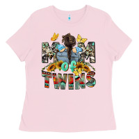 Bubblegum Pink mom of twins boys mother's day Ladies Tee - CowGirlArtShop