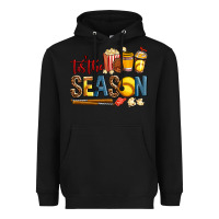 Black tis the season softball Heavyweight Hoodie - AdoDesignShop