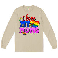 Mushroom I love my moms Long Sleeve Tee - FaDigitalArtStudio