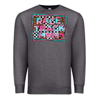 Charcoal Heather race track mom Premium Sweatshirt - AdoDesignShop