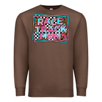 Chestnut race track mom Premium Sweatshirt - AdoDesignShop