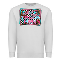 Dove Grey race track mom Premium Sweatshirt - AdoDesignShop