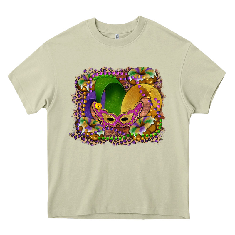 Mardi Gras Mask King Cake Heavy Core Tee by RanaPortraitStore | Teevron