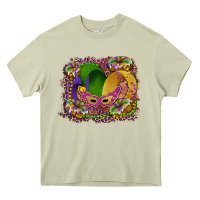 Mossy mardi gras mask king cake Heavy Core Tee - RanaPortraitStore
