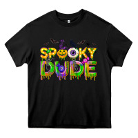 Black spooky dude Heavy Core Tee - NancyCooperArtShop