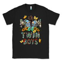 Black mom of twin boys mother's day Classic Tee - CowGirlArtShop