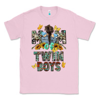 Bubblegum Pink mom of twin boys mother's day Classic Tee - CowGirlArtShop