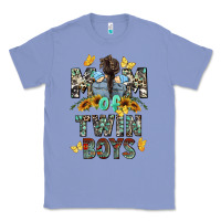 Colony Blue mom of twin boys mother's day Classic Tee - CowGirlArtShop