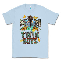 Dusty Blue mom of twin boys mother's day Classic Tee - CowGirlArtShop