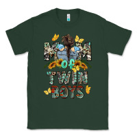 Sports Green mom of twin boys mother's day Classic Tee - CowGirlArtShop