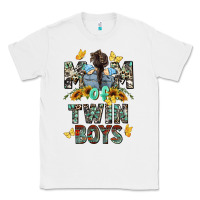 White mom of twin boys mother's day Classic Tee - CowGirlArtShop
