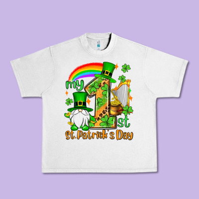 St. Patrick's My 1st St. Patrick's Day Urban Heavy Tee Designed By Oliviacreatesart