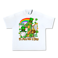 White St. Patrick's My 1st St. Patrick's Day Urban Heavy Tee - OliviaCreatesArt
