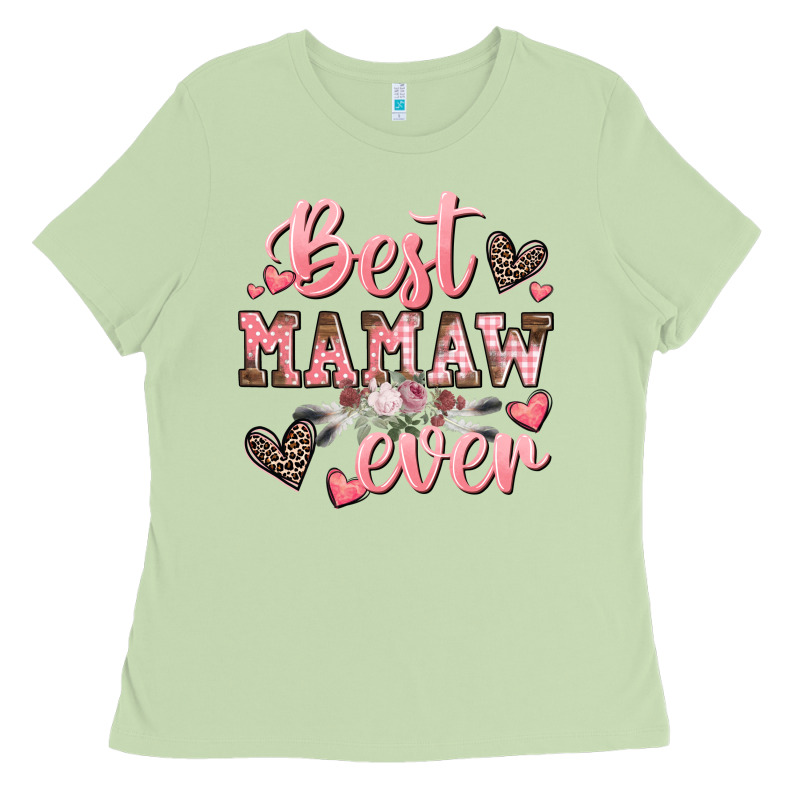 Best Mamaw Ever Mother's Day Ladies Tee by CowGirlArtShop | Teevron