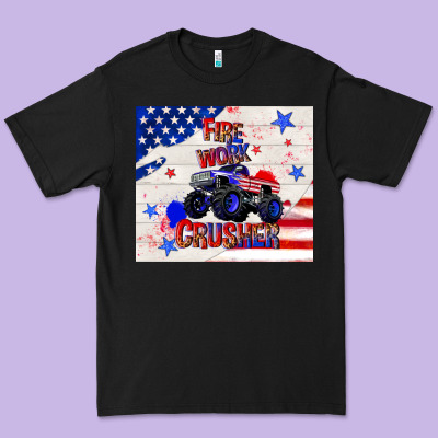 Firework Crusher 4th Of July Premium Tee Designed By Tumblerdesignbyshophia