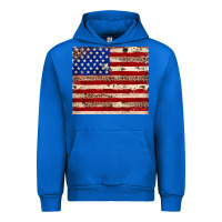 Cobalt American flag leopard cowhide Urban Hoodie - JahusDesignShop
