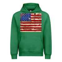 Emerald American flag leopard cowhide Urban Hoodie - JahusDesignShop