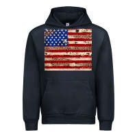 Navy American flag leopard cowhide Urban Hoodie - JahusDesignShop