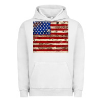 Pigment Lunar Rock American flag leopard cowhide Urban Hoodie - JahusDesignShop
