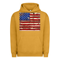 Pigment Peanut Butter American flag leopard cowhide Urban Hoodie - JahusDesignShop