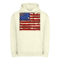 Pigment Pistachio American flag leopard cowhide Urban Hoodie - JahusDesignShop