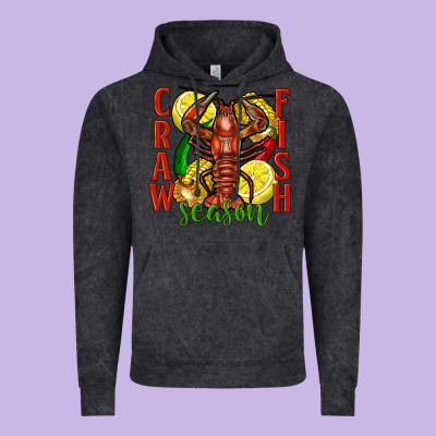 Crawfish Season Vintage Hoodie Designed By Fadigitalartstudio