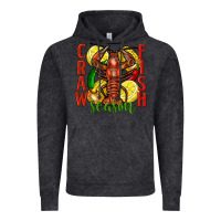 Vintage Black Crawfish season Vintage Hoodie - FaDigitalArtStudio