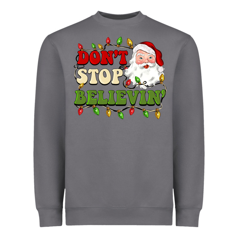 Don't Stop Believin Heavyweight Sweatshirt by BarkalooDesign | Teevron