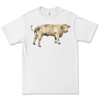 White charolais bull Premium Tee - RanaPortraitStore